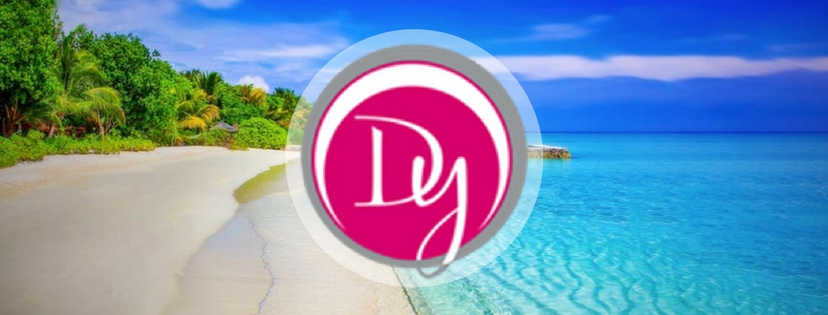 Photo of a beach and dy dermatology logo