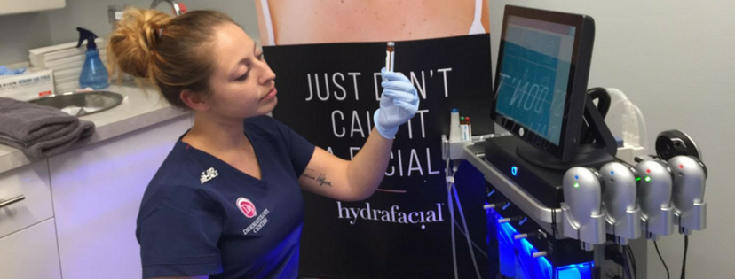 Image showing hydrofacial treatment